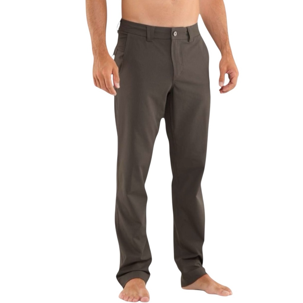 LULULEMON Men's Work to Play Pinstripe Black Pants Size 30” x 34” -- Older Style